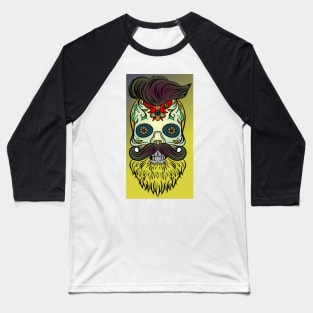 Sugar Skull 29 (Style:25) Baseball T-Shirt